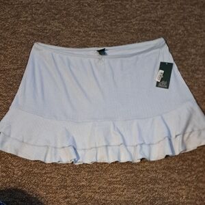 Wild Fable Light Blue Ruffle Mini Skirt